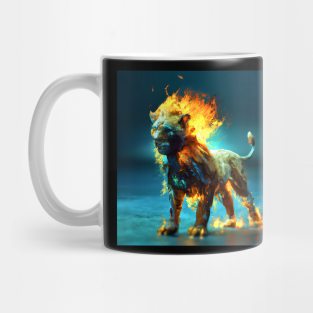 Fire Lion Version 1 Mug